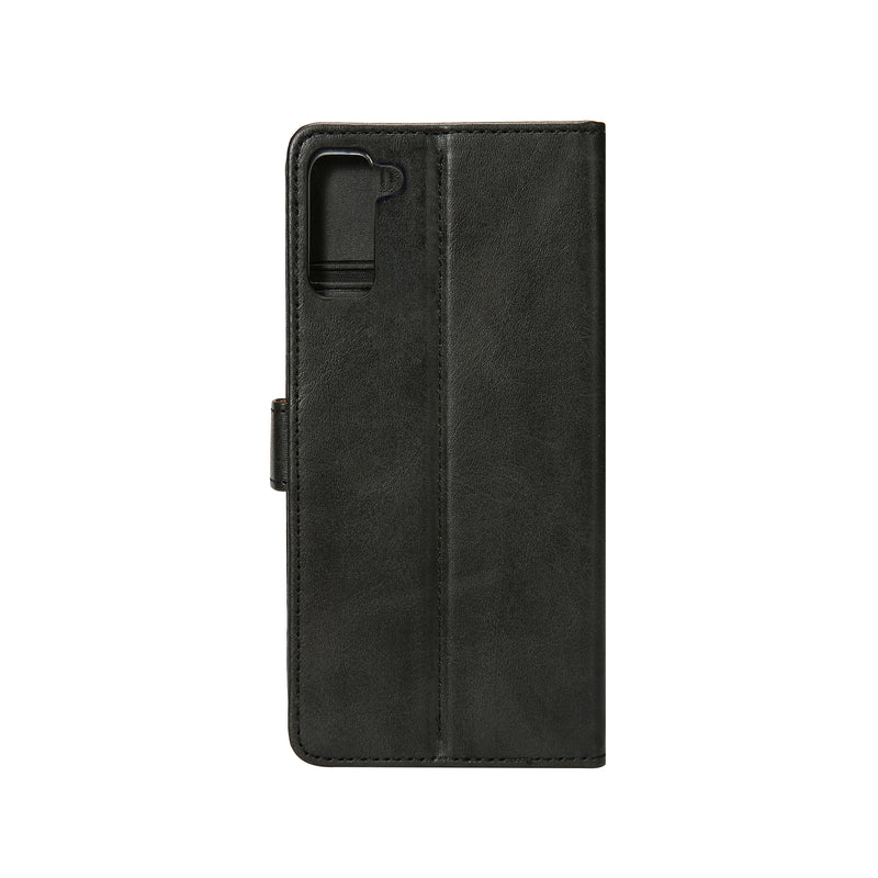 Rixus Bookcase For Samsung Galaxy S21 G991B Black