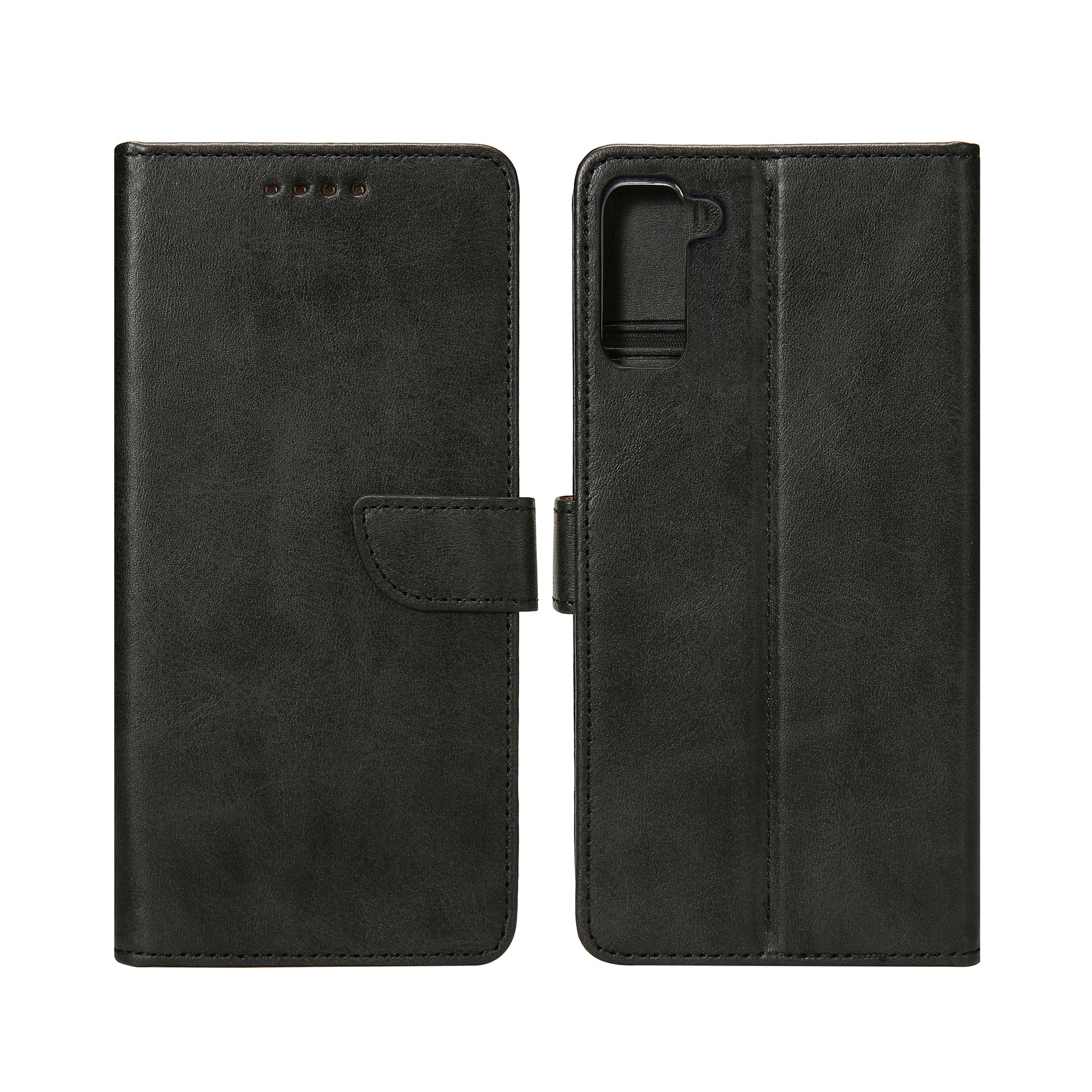 Rixus Bookcase For Samsung Galaxy S21 5G Black