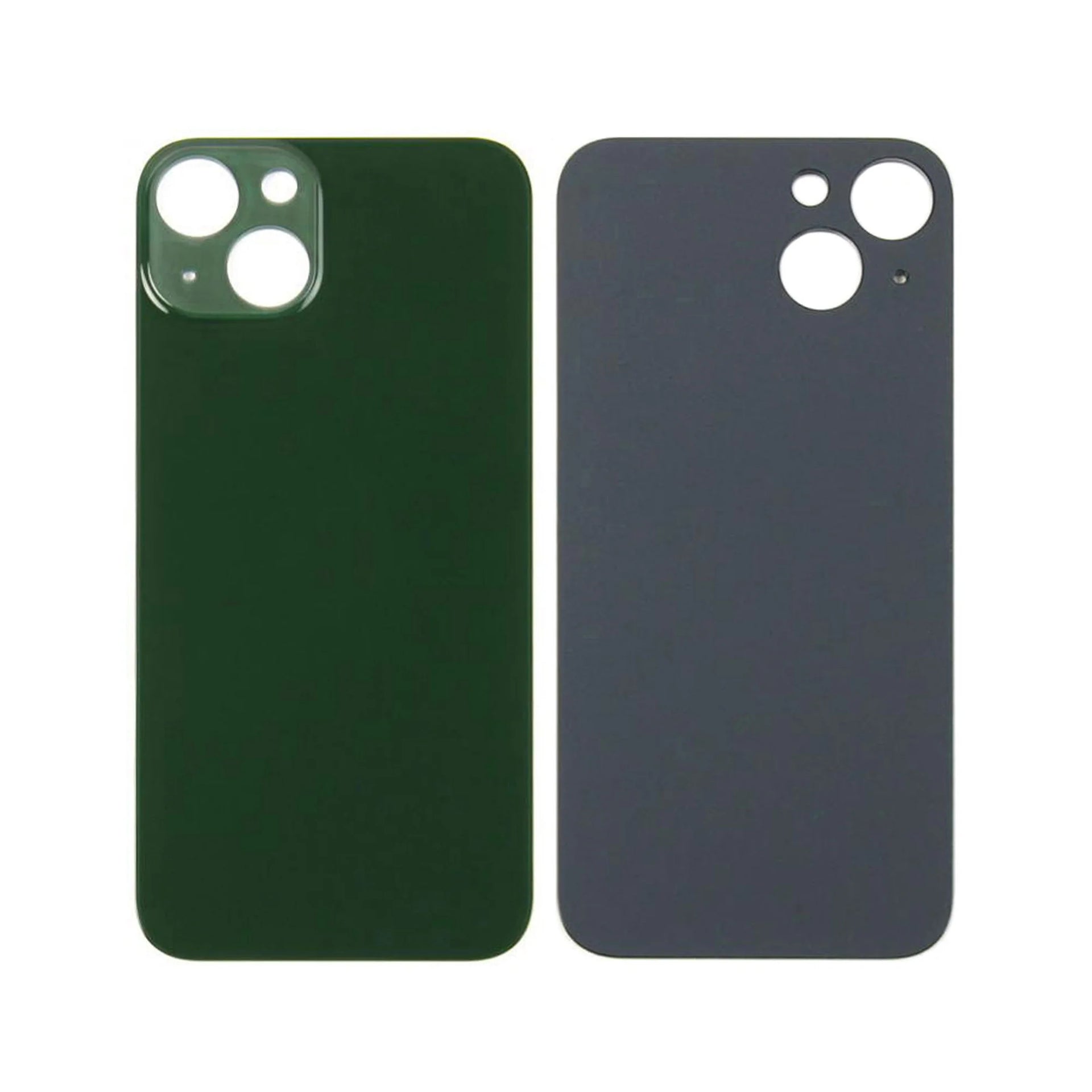 For Apple iPhone 13 Back Glass, Enlarged Camera Frame Green Compatible