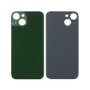 For Apple iPhone 13 Back Glass, Enlarged Camera Frame Green Compatible