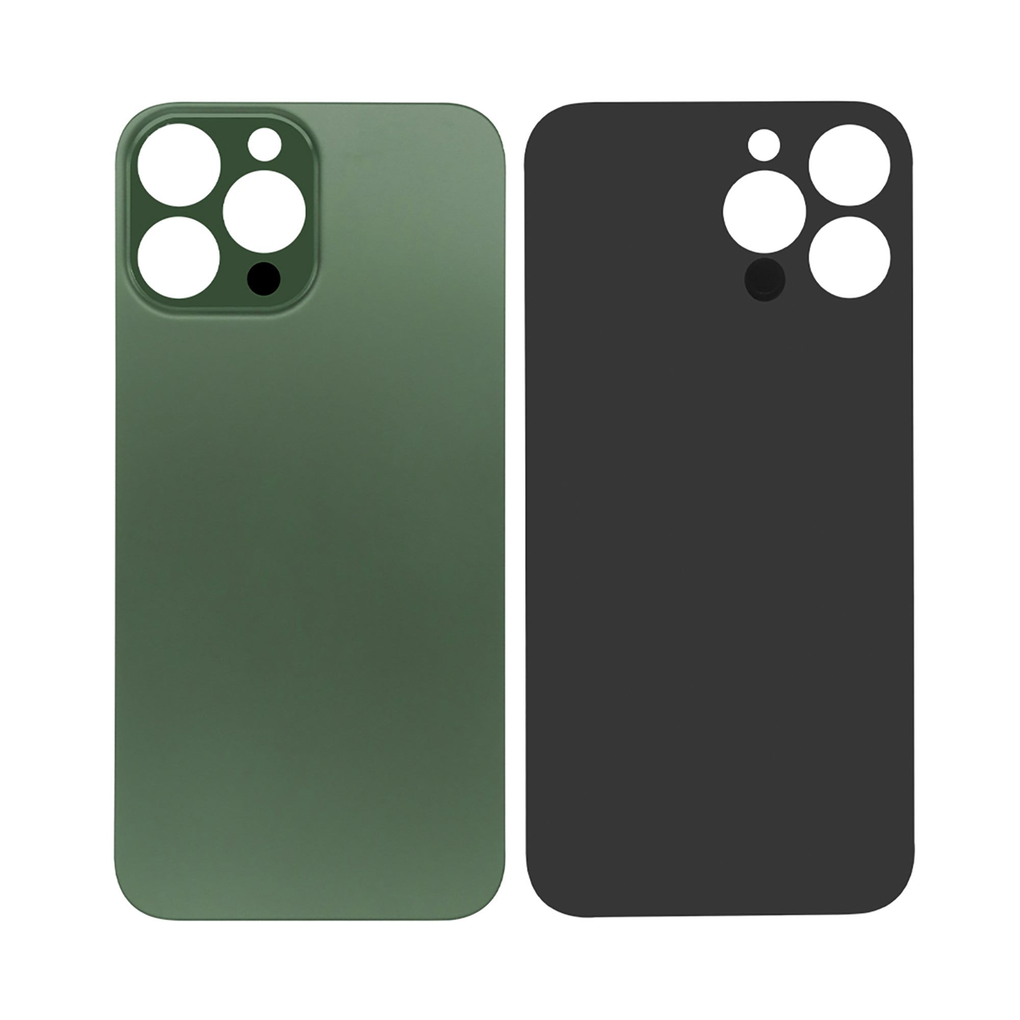 For Apple iPhone 13 Pro Max Back Glass, Enlarged Camera Frame Green Compatible