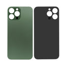 For Apple iPhone 13 Pro Max Back Glass, Enlarged Camera Frame Green Compatible