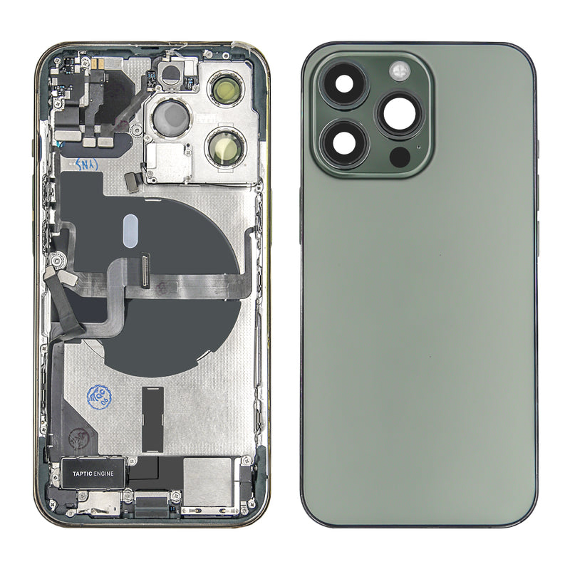 For iPhone 13 Pro Complete Housing Incl. All Small Parts Without Battery And Back Camera Green