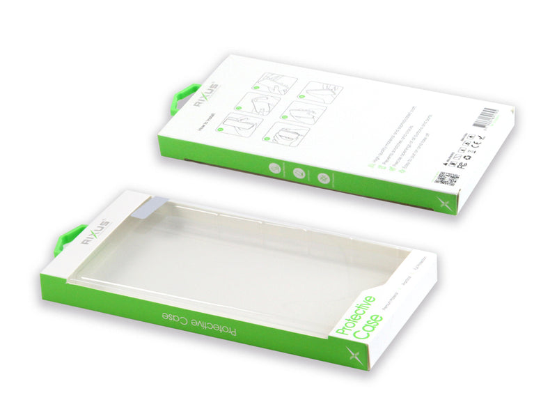 Rixus For iPhone 13 Anti-Burst Case Transparent