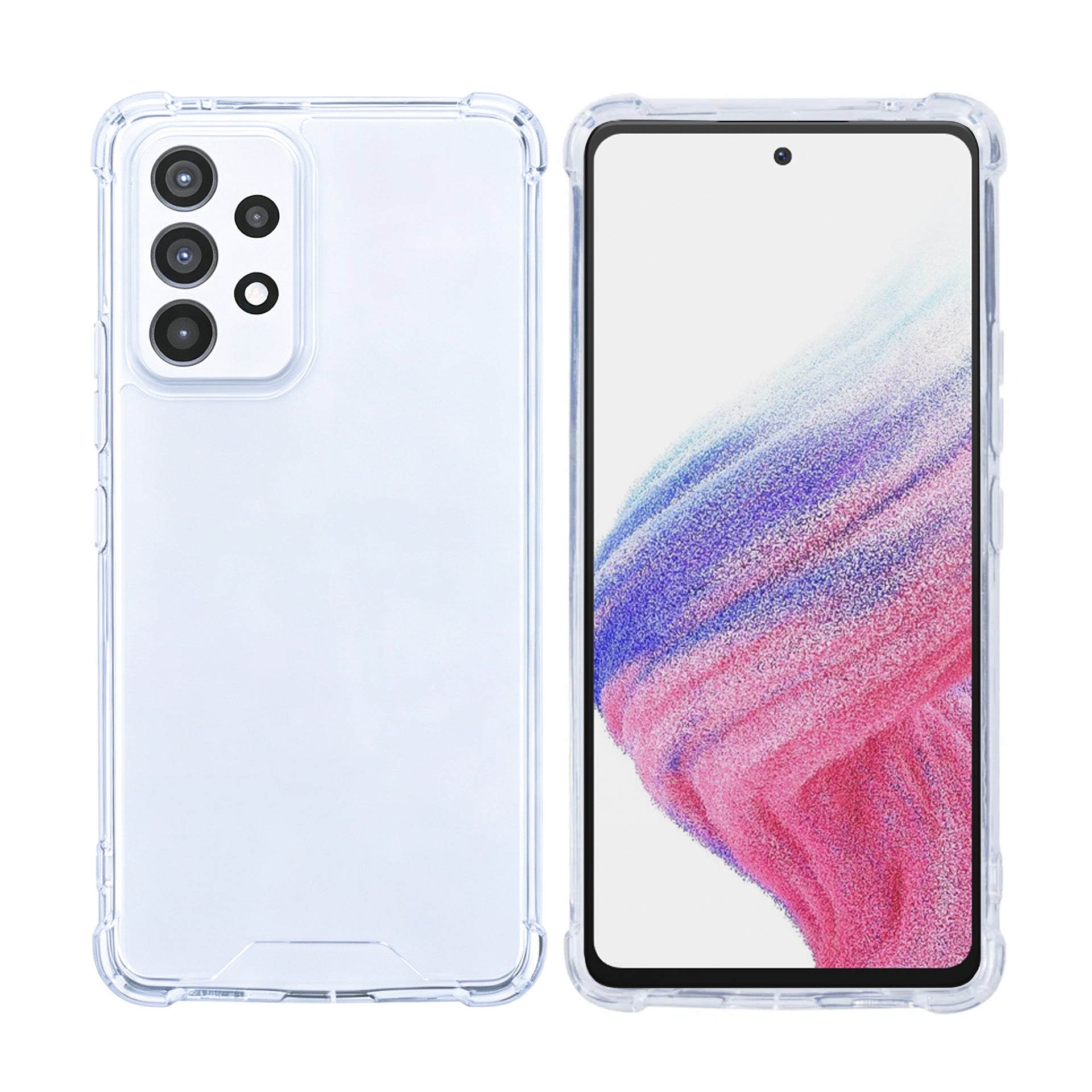 Rixus Anti-Burst Case For Samsung Galaxy A53 5G Transparent