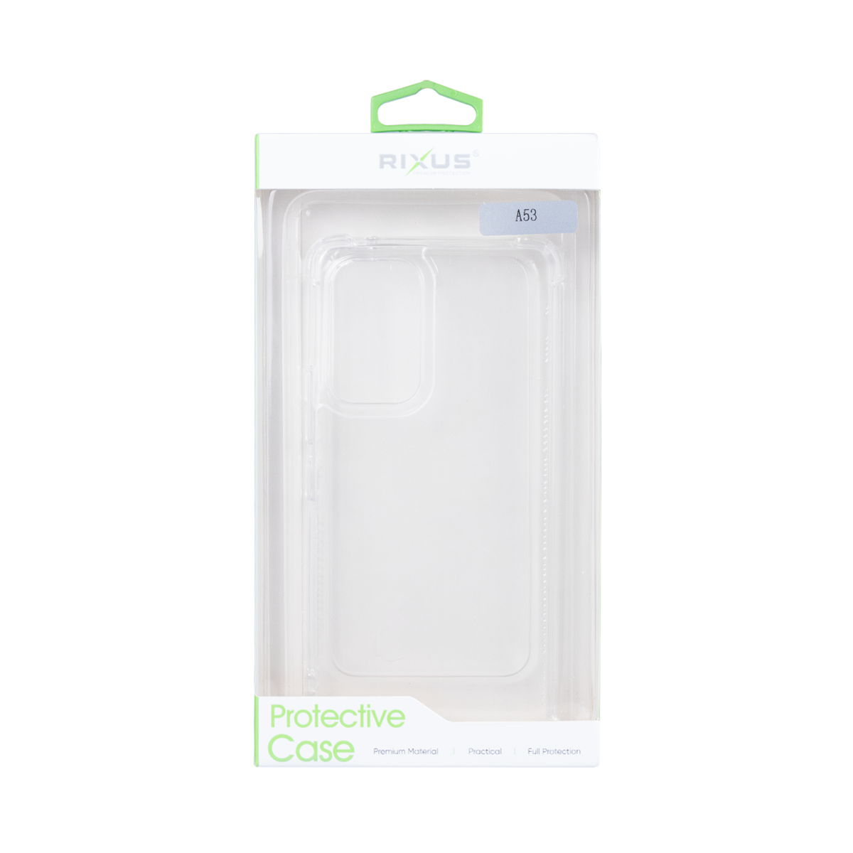 Rixus Anti-Burst Case For Samsung Galaxy A53 5G Transparent