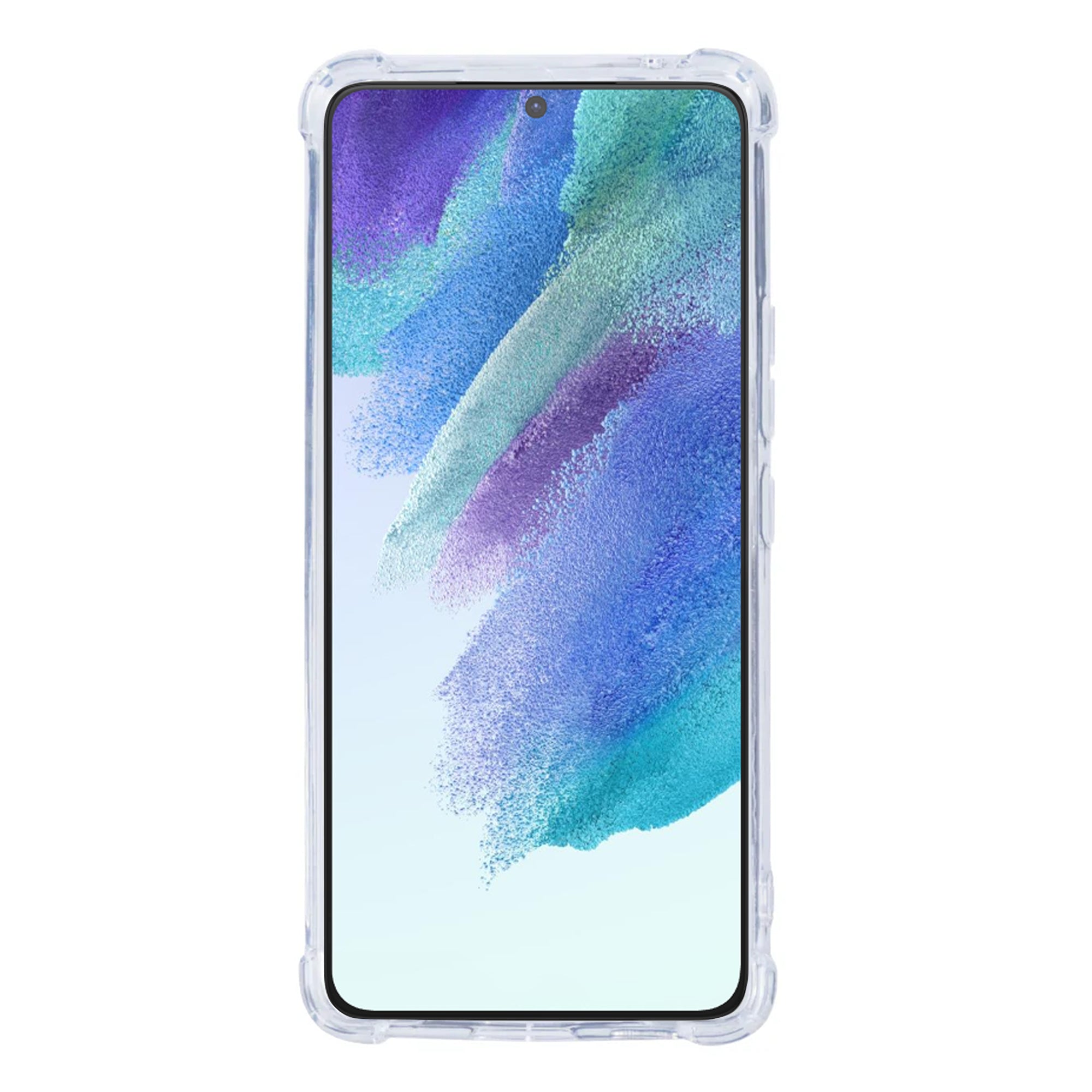 Rixus Anti-Burst Case For Samsung Galaxy S21 FE 5G Transparent