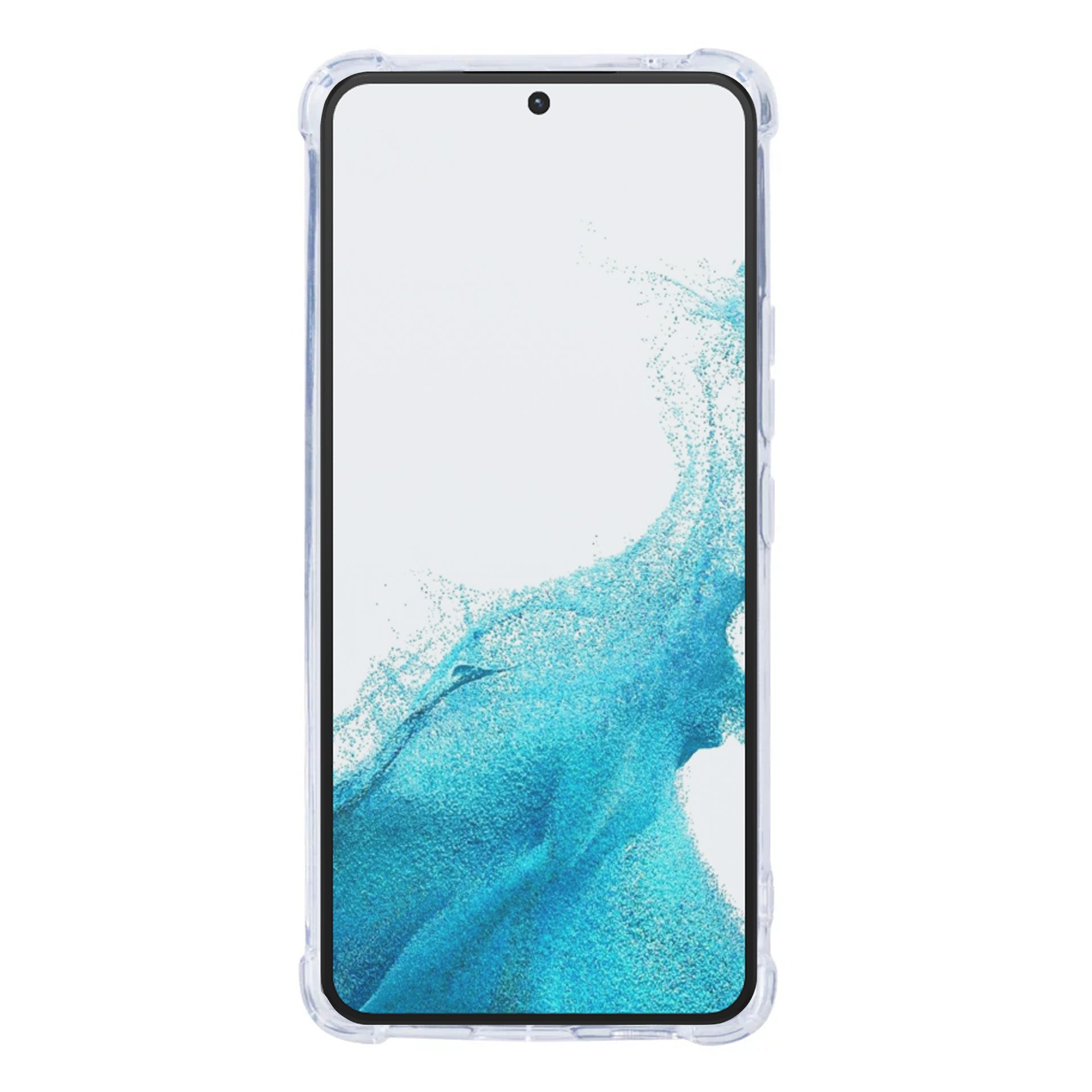 Rixus Anti-Burst Case For Samsung Galaxy S22 5G Transparent