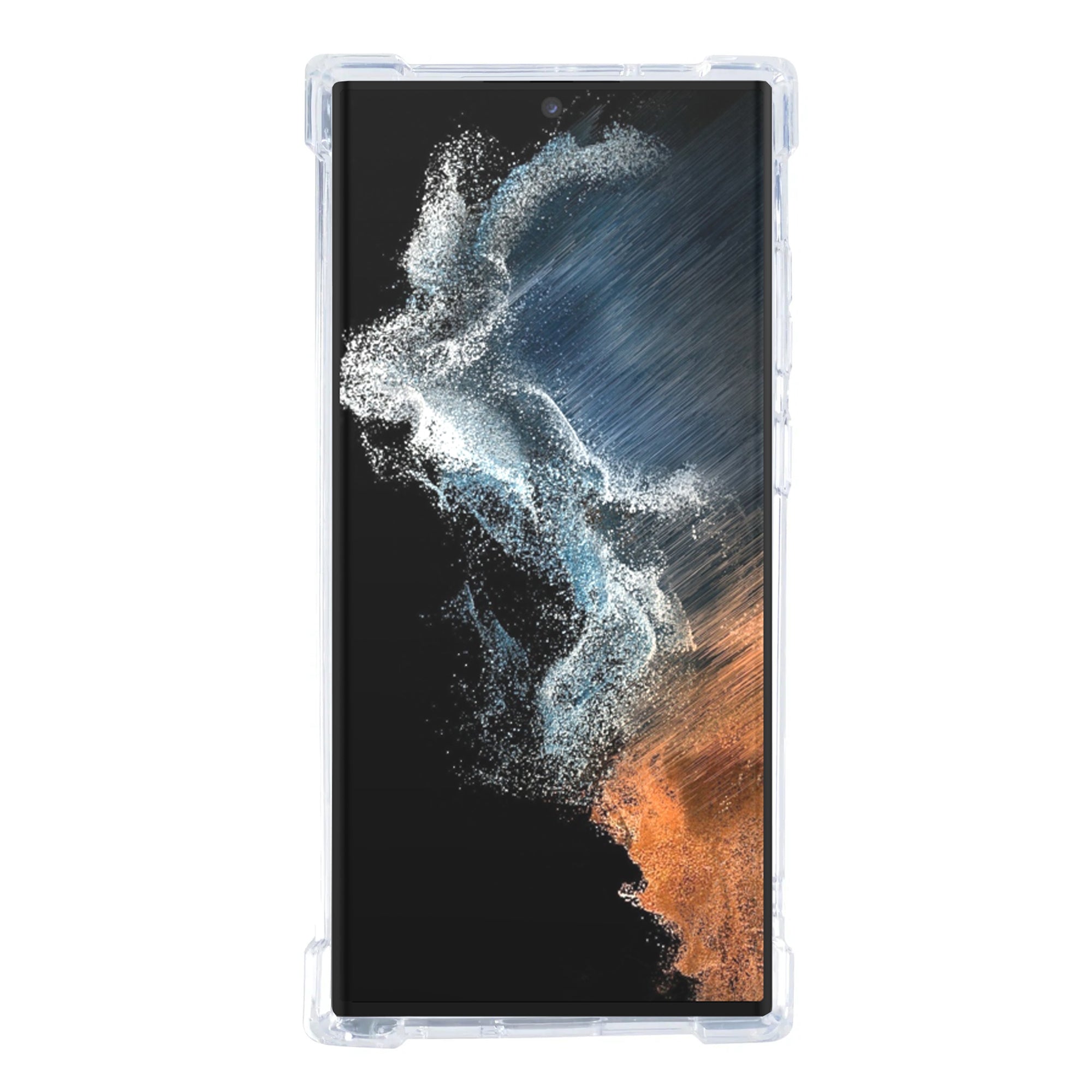 Rixus Anti-Burst Case For Samsung Galaxy S22 Ultra 5G Transparent