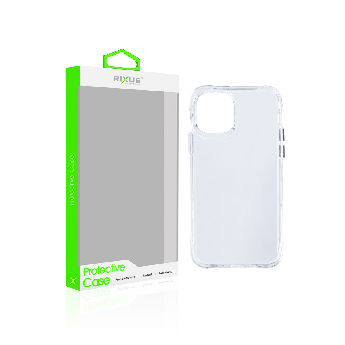 Rixus Anti Shock Case TPU For Apple iPhone 11 Transparent