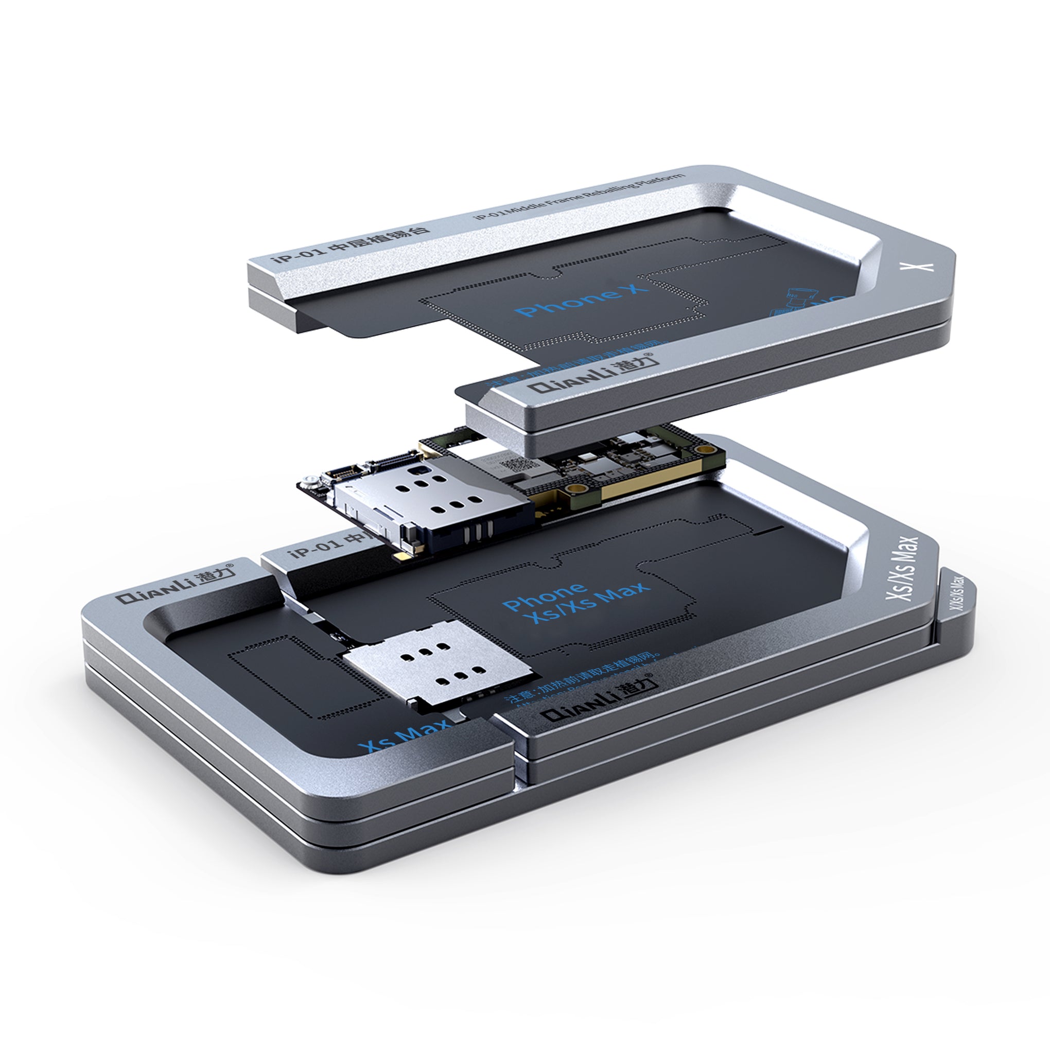 QIANLI iReball iP-01 Middle Frame Reballing Platform For Apple iPhone X, iPhone XS ,iPhone XS Max