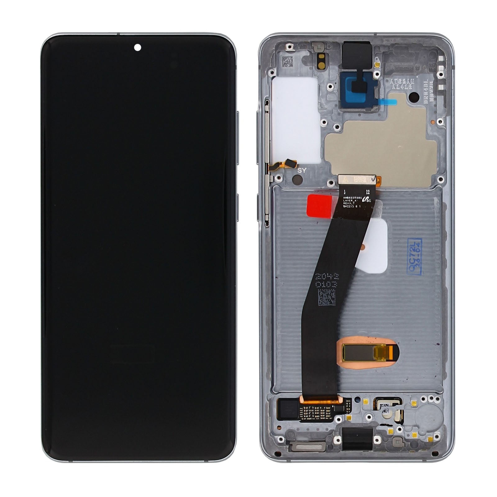 Samsung Galaxy S20 G980F, S20 5G G981F Display And Digitizer With Frame Cosmic Grey Pre-Assembled