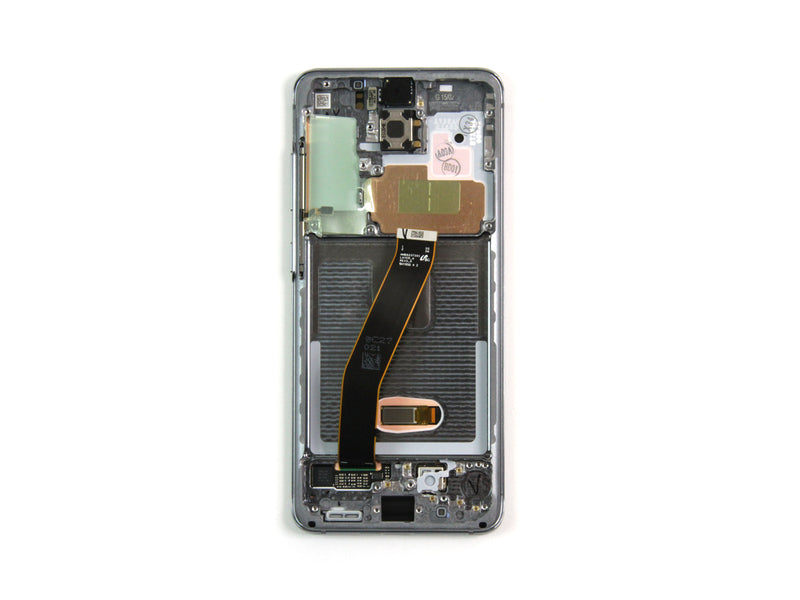 Samsung Galaxy S20 G980F, S20 5G G981F Display And Digitizer With Frame Cosmic Grey Service Pack