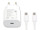 Samsung Fast Charger USB-C 15W With Cable 1m White Original Retail Box