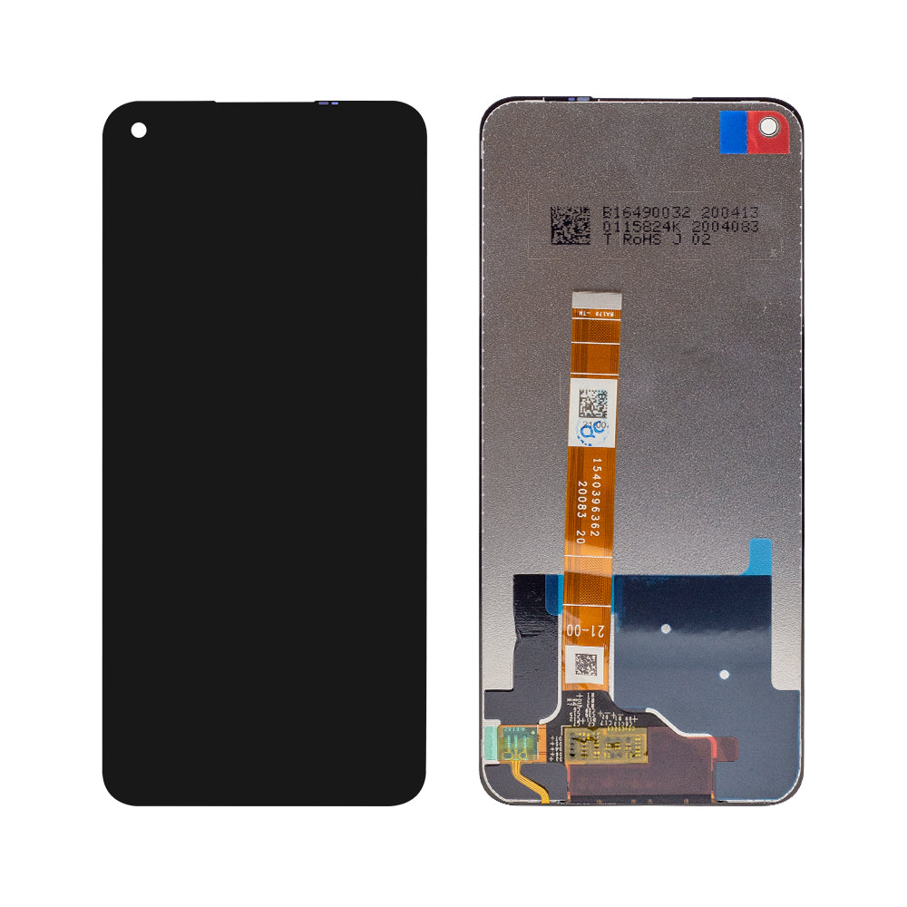Realme 6 Display And Digitizer With Frame Black OEM