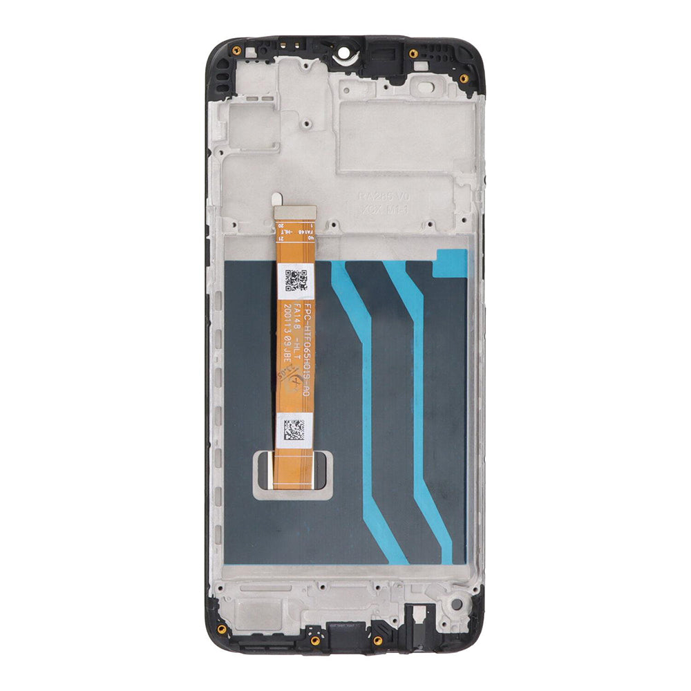Realme 6i Display And Digitizer With Frame Black OEM