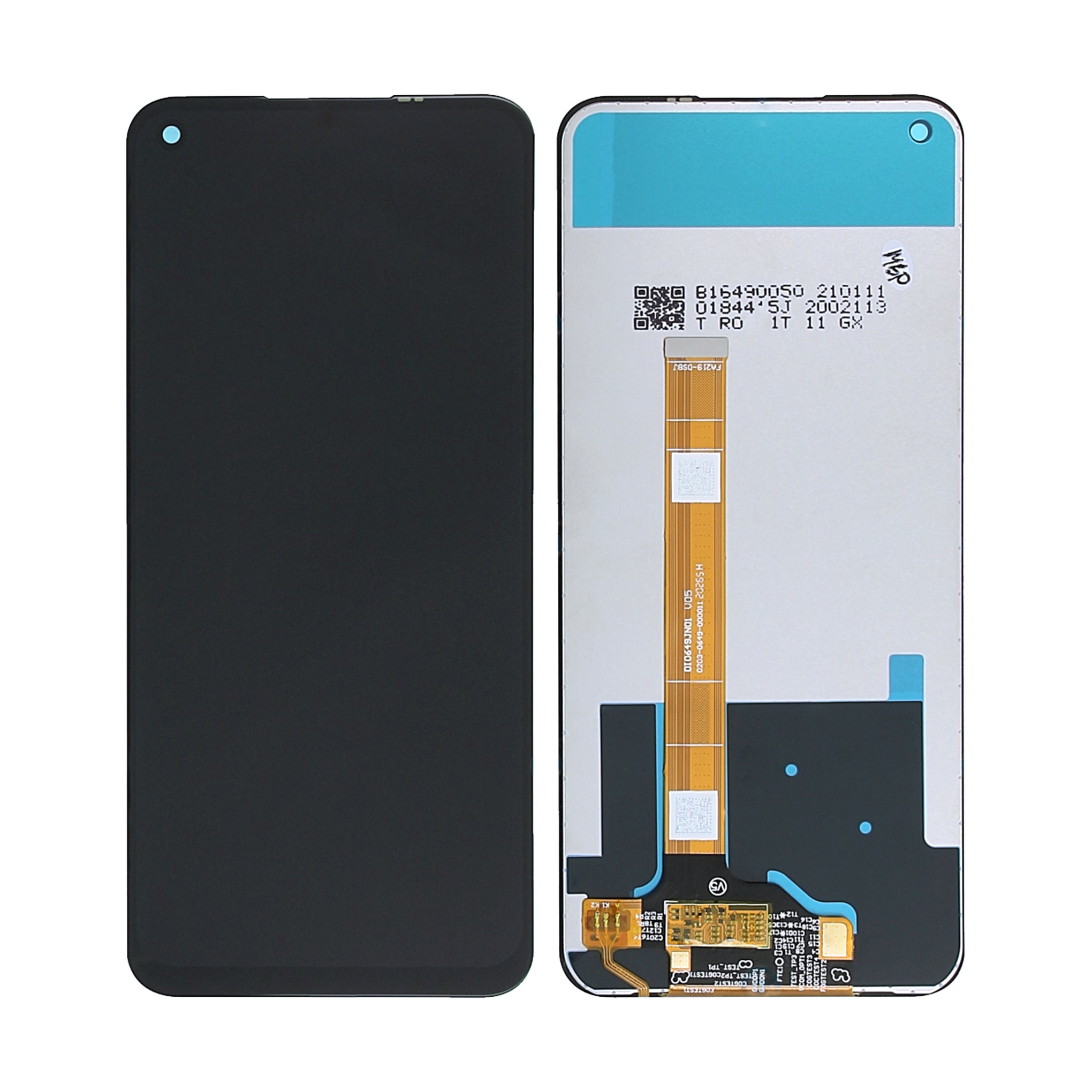 Realme 7 Display And Digitizer Without Frame Black OEM