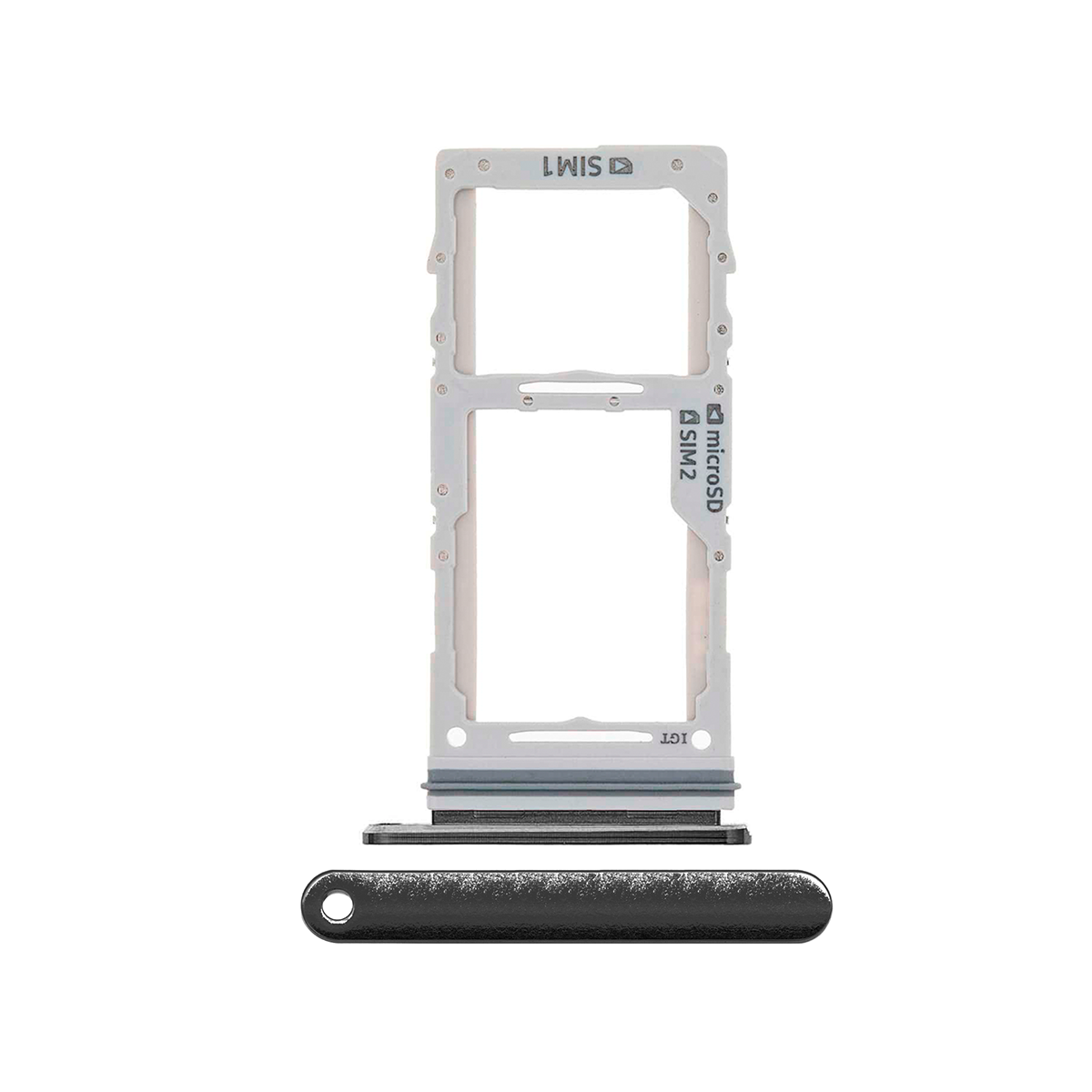 Samsung Galaxy Note 10 Plus N975F Sim Card Holder Aura Black Original