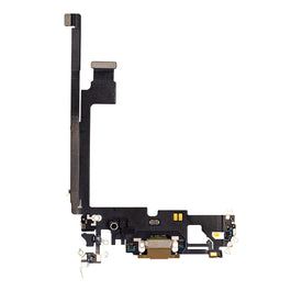 For Apple iPhone 12 Pro Max System Charging Flex Gold Pulled