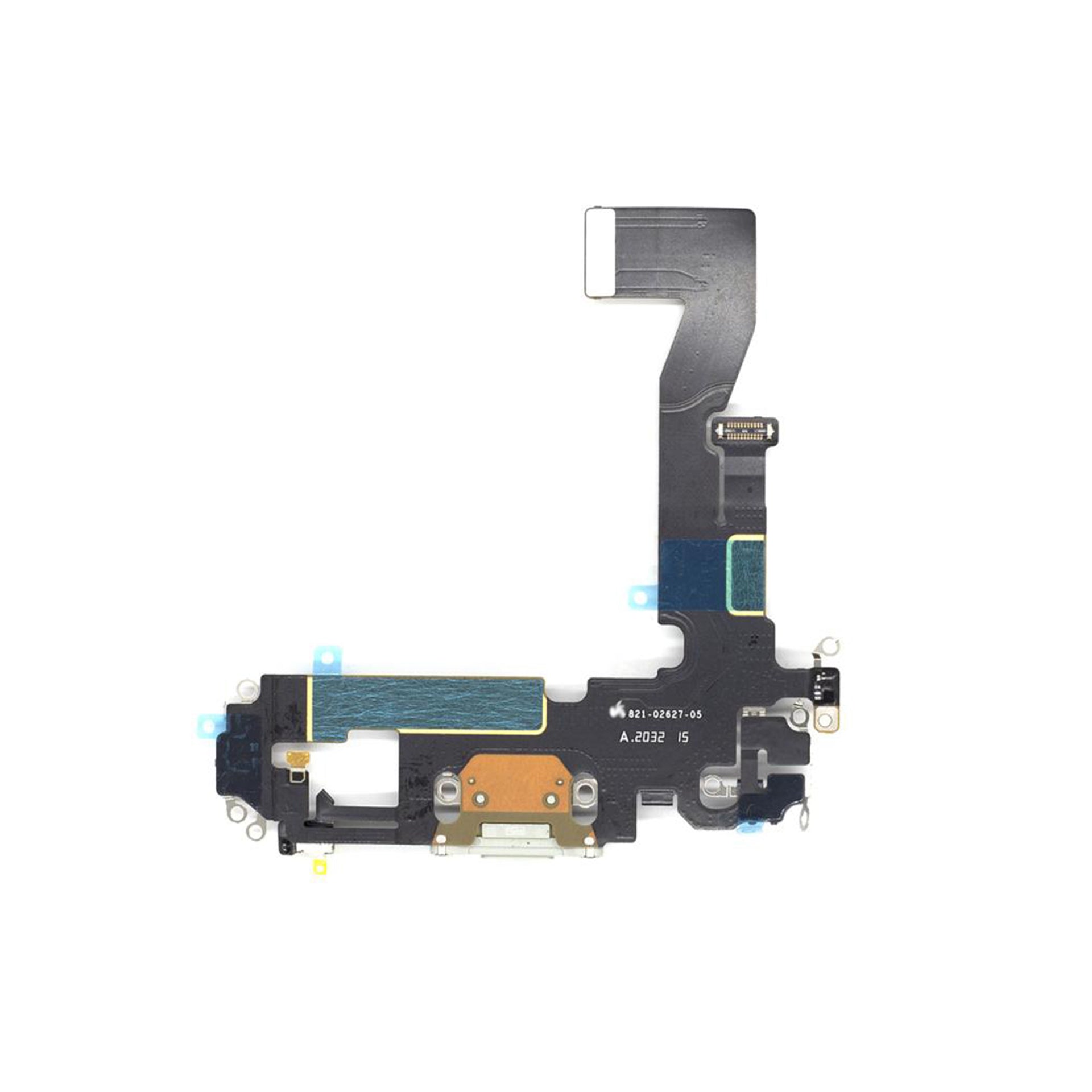 For Apple iPhone 12, 12 Pro System Charging Flex Silver Pulled