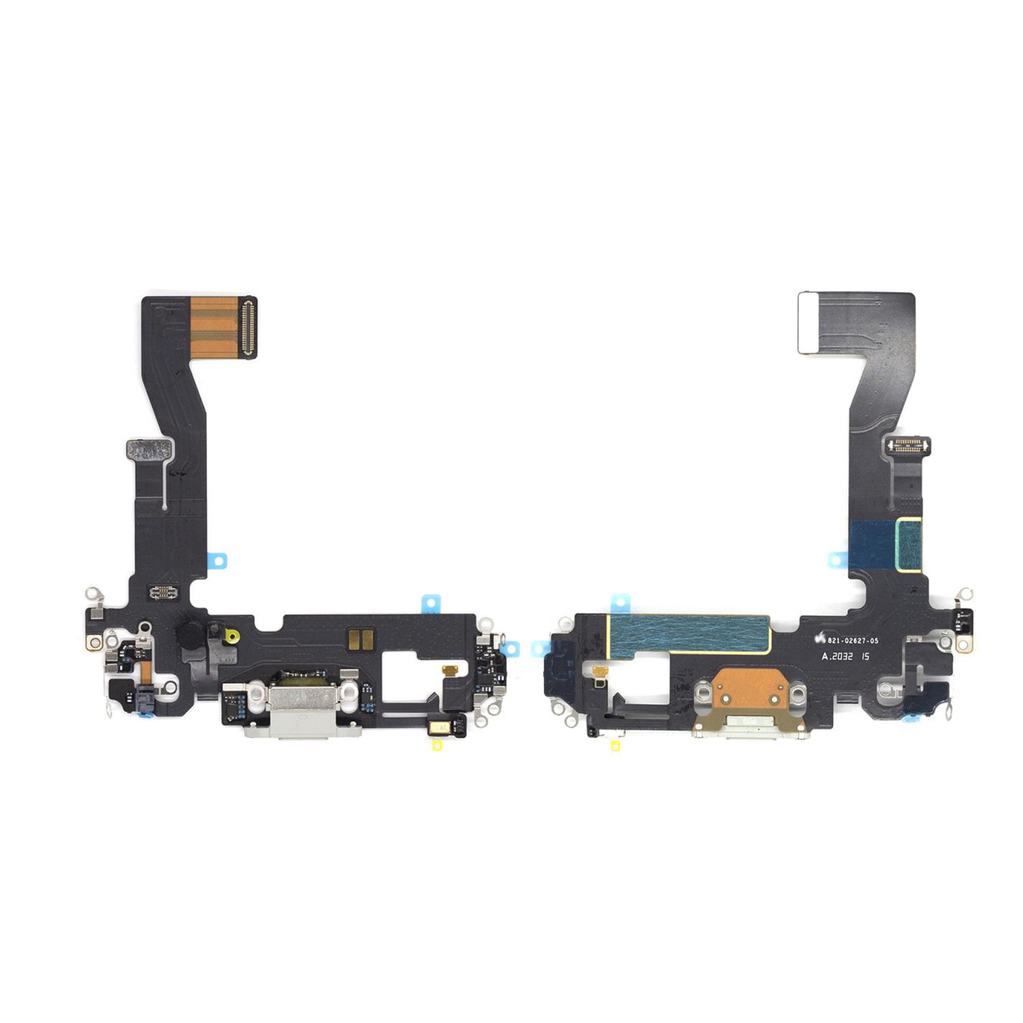 For Apple iPhone 12, 12 Pro System Charging Flex Silver Pulled