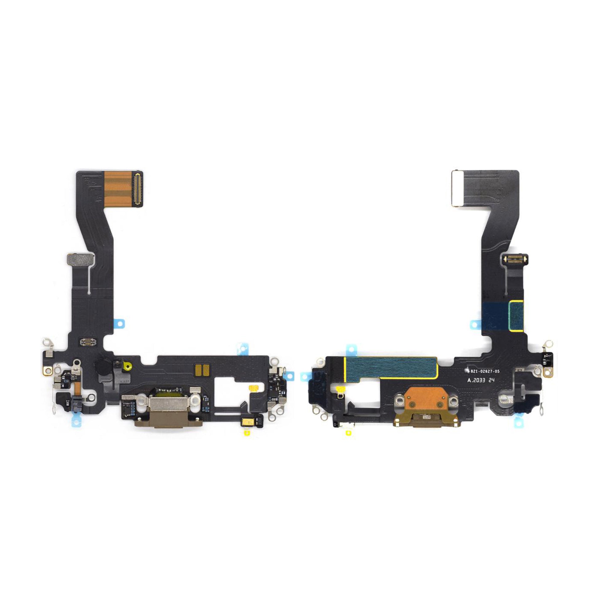 For Apple iPhone 12 Pro System Charging Flex Gold Pulled