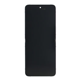 Samsung Galaxy Z Flip3 F711B Main Display And Digitizer With Frame Bespoke Silver Service Pack
