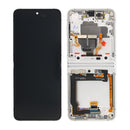 Samsung Galaxy Z Flip3 F711B Main Display And Digitizer With Frame Bespoke Silver Service Pack