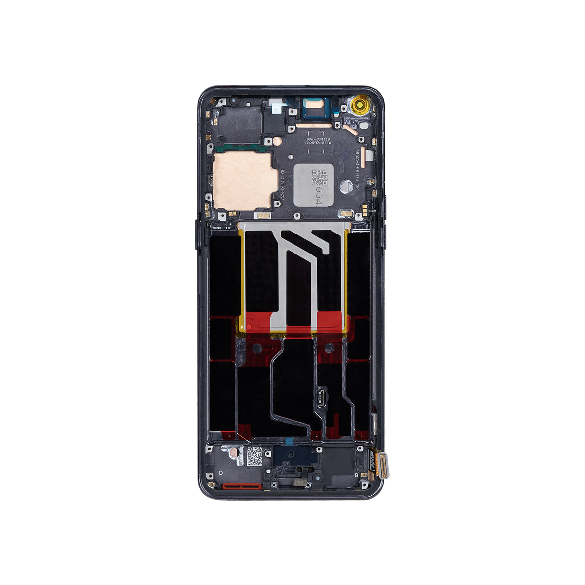 Oppo Find X5 Pro Display And Digitizer With Frame Ceramic Black OEM