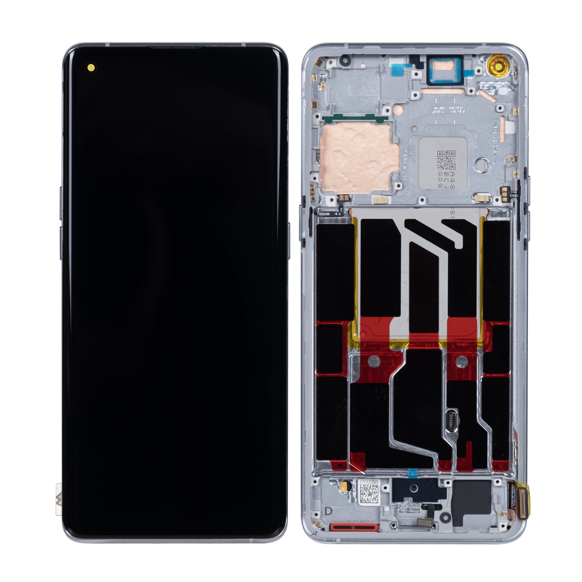 Oppo Find X5 Pro Display And Digitizer With Frame Ceramic White OEM