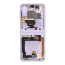 Samsung Galaxy Z Flip3 F711B Main Display And Digitizer With Frame Lavender Service Pack