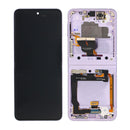 Samsung Galaxy Z Flip3 F711B Main Display And Digitizer With Frame Lavender Service Pack