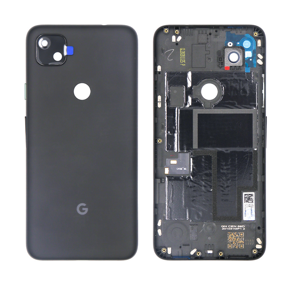 Google Pixel 4a G025J Back Cover With Lens Just Black OEM