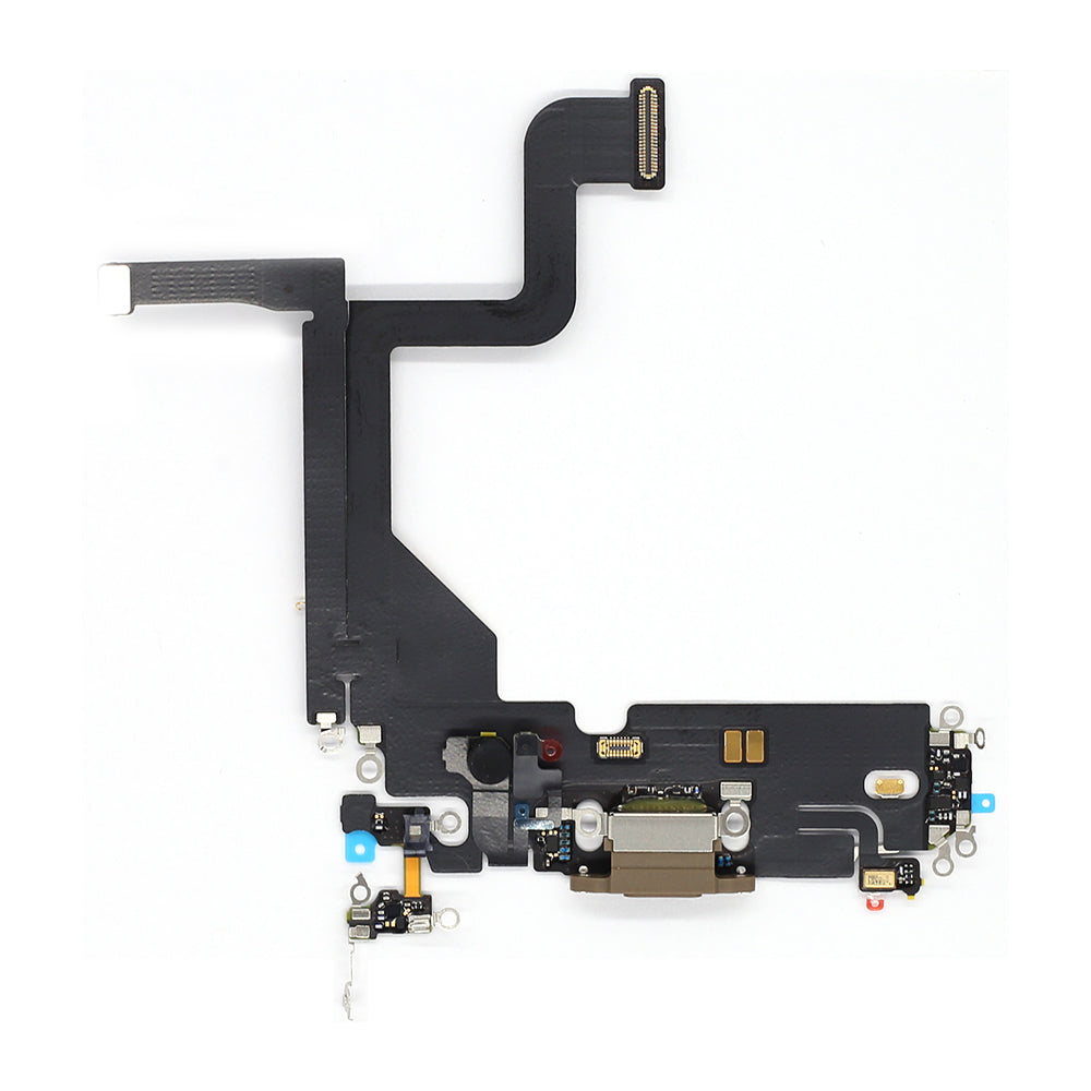 For Apple iPhone 13 Pro System Charging Flex Gold Pulled