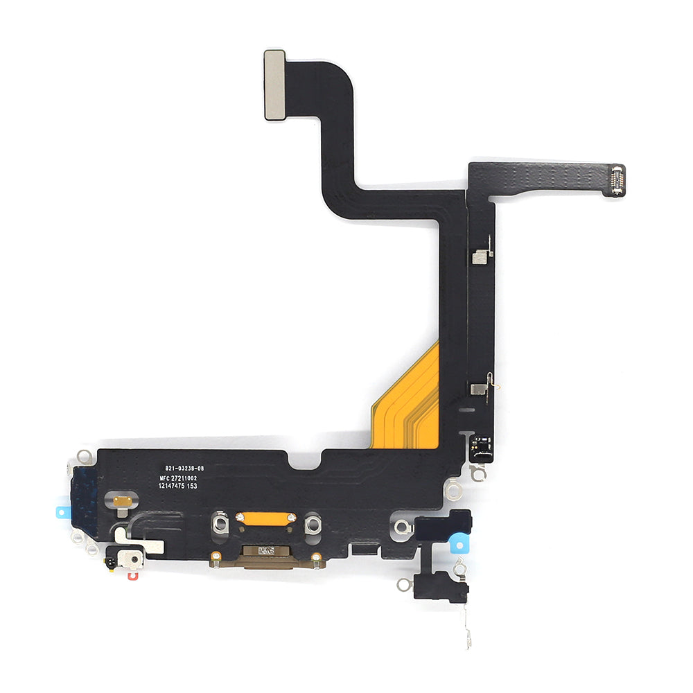 For Apple iPhone 13 Pro System Charging Flex Gold Pulled