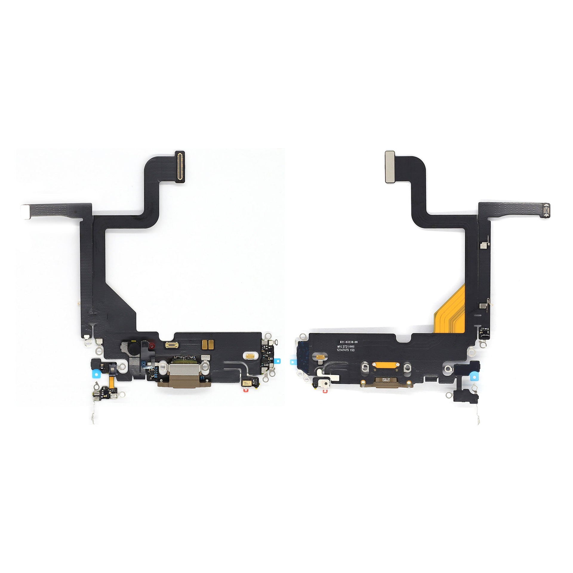 For Apple iPhone 13 Pro System Charging Flex Gold Pulled