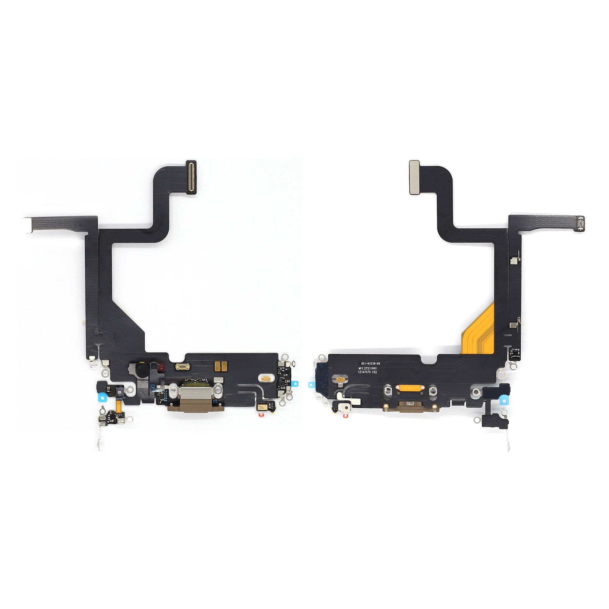 For Apple iPhone 13 Pro System Charging Flex Gold Pulled
