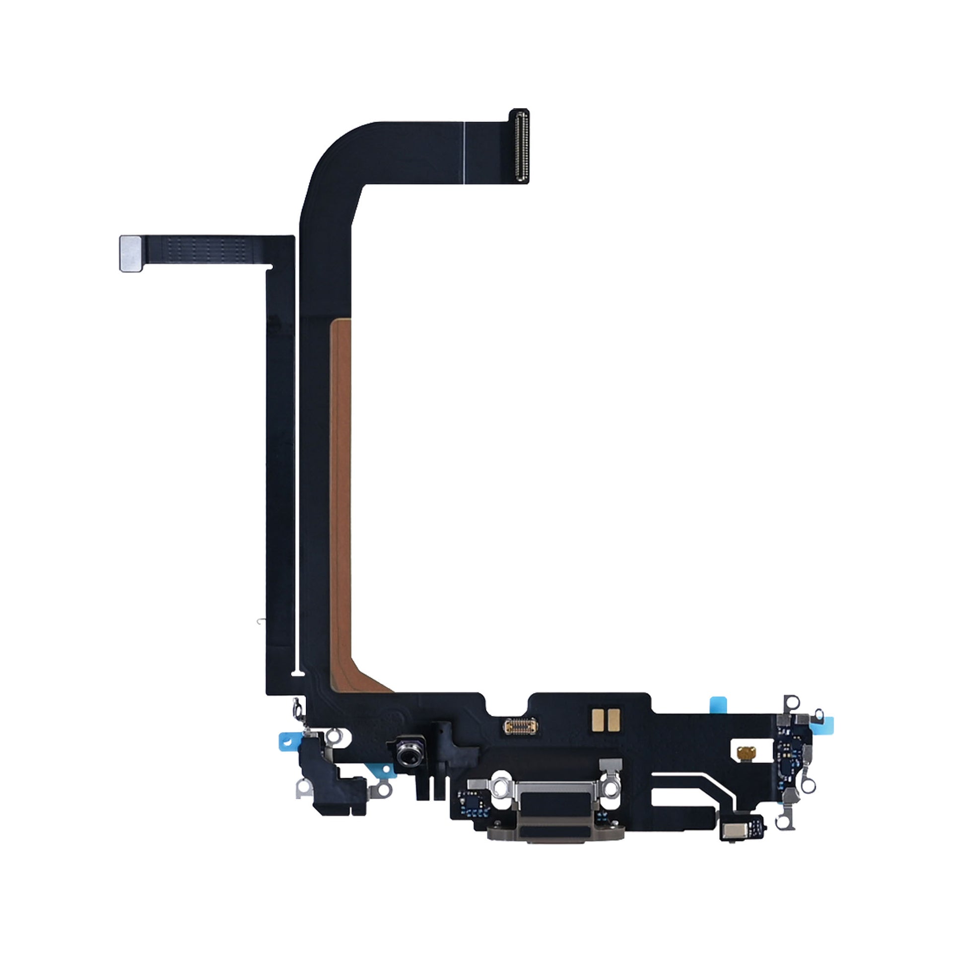 For Apple iPhone 13 Pro Max System Charging Flex Gold Pulled