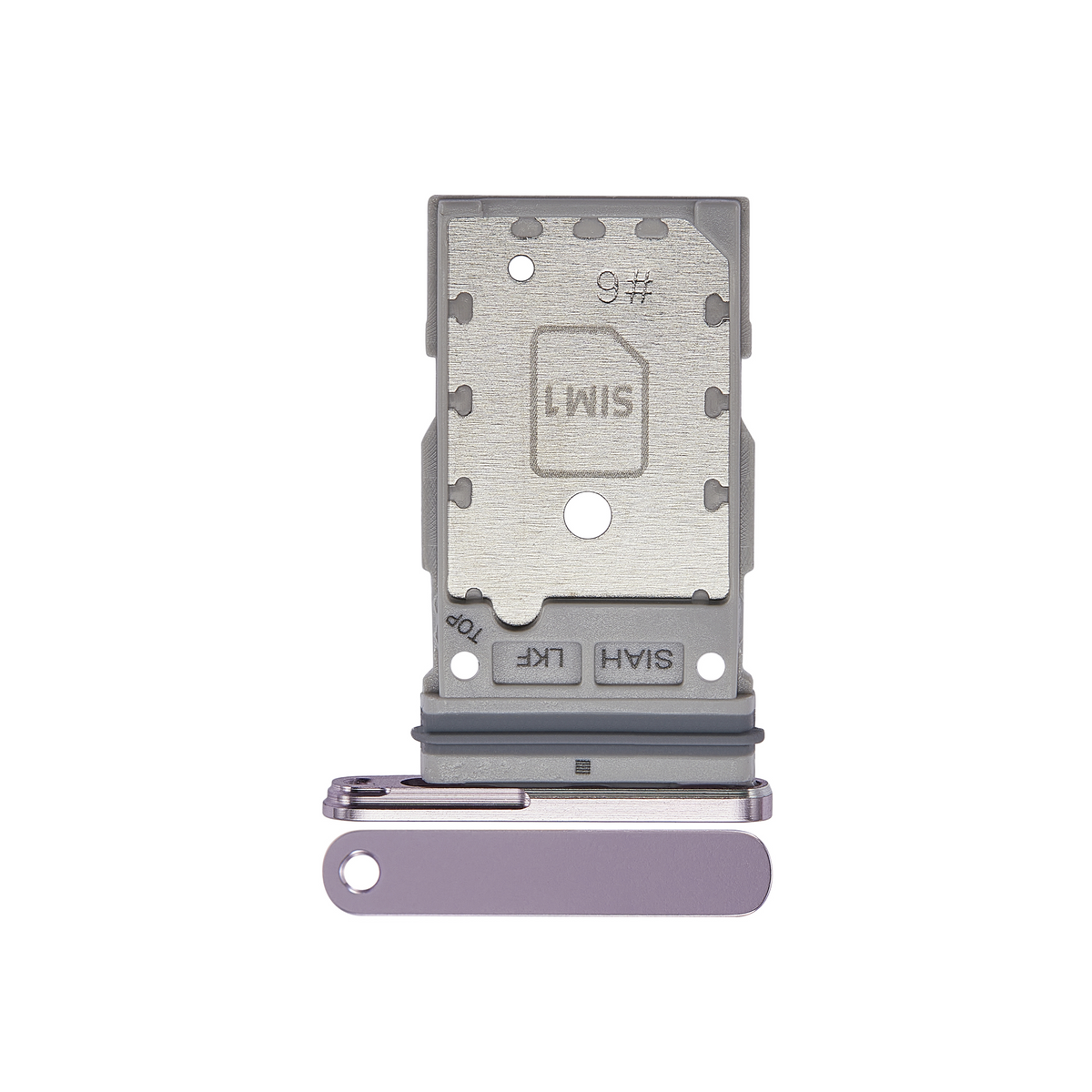 Samsung Galaxy S23 Ultra S918B Sim Card Holder Lavender OEM