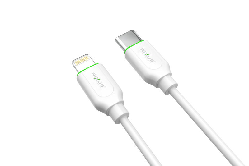 Rixus RX2022 Data Sync And Fast Charge Cable Type-C To Lightning 100CM