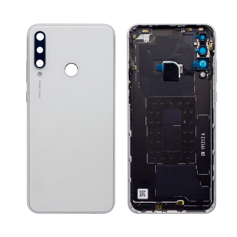 Huawei Y6p Back Cover White (+ Lens)