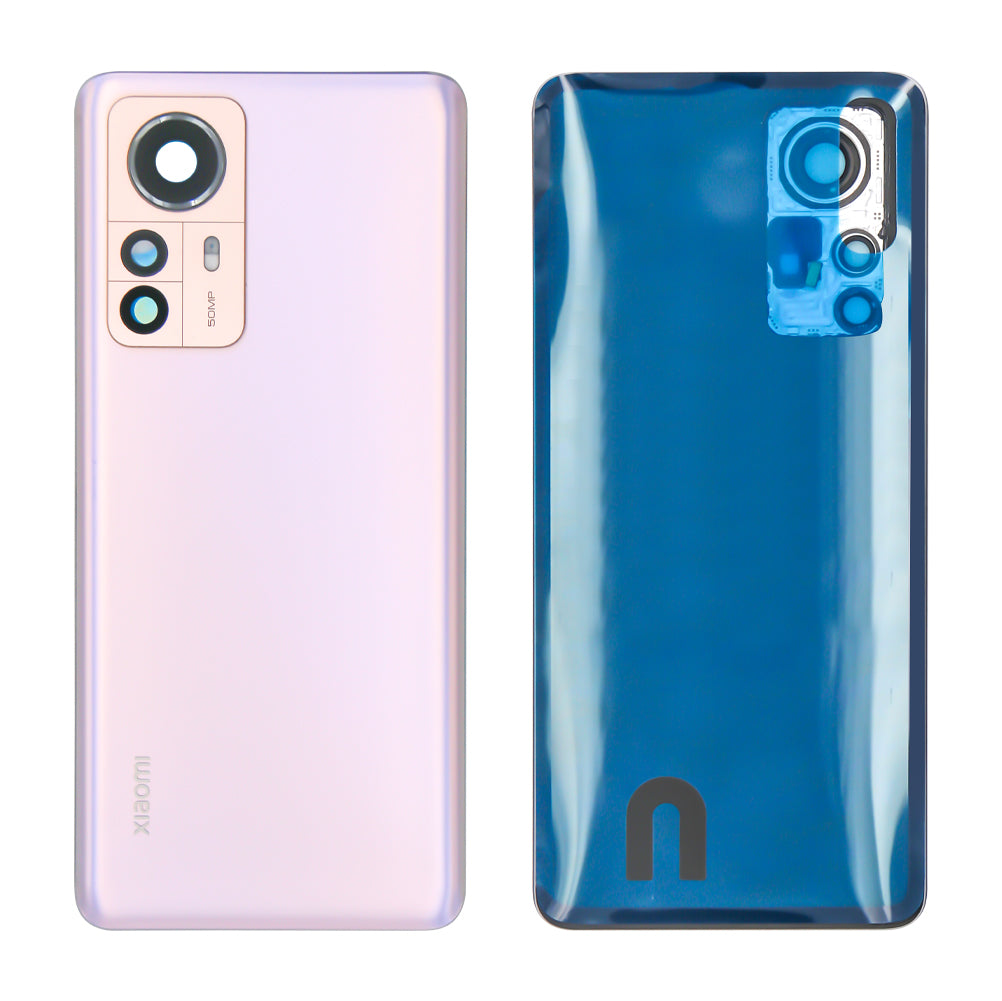 Xiaomi 12 Pro Back Cover With Lens Purple OEM