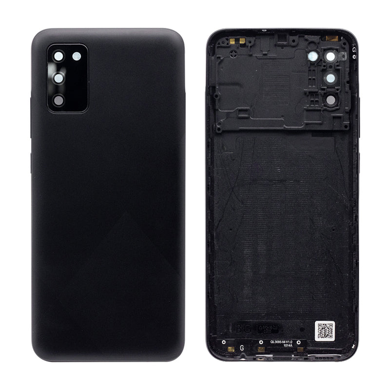 Samsung Galaxy A02s A025F Back Cover Black With Lens (OEM)