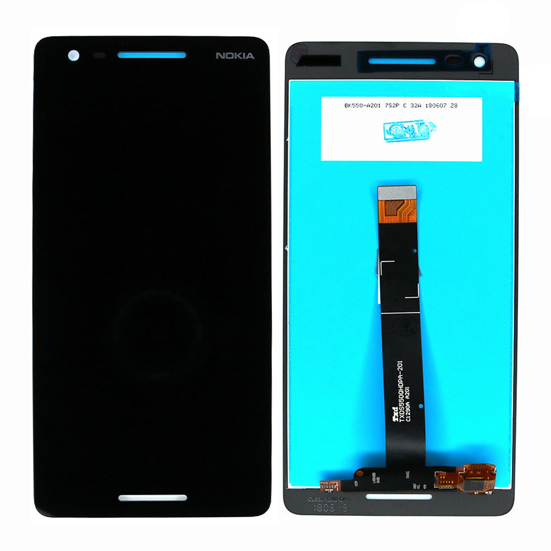 Nokia 2.1 (2018) Display And Digitizer Without Frame Black OEM