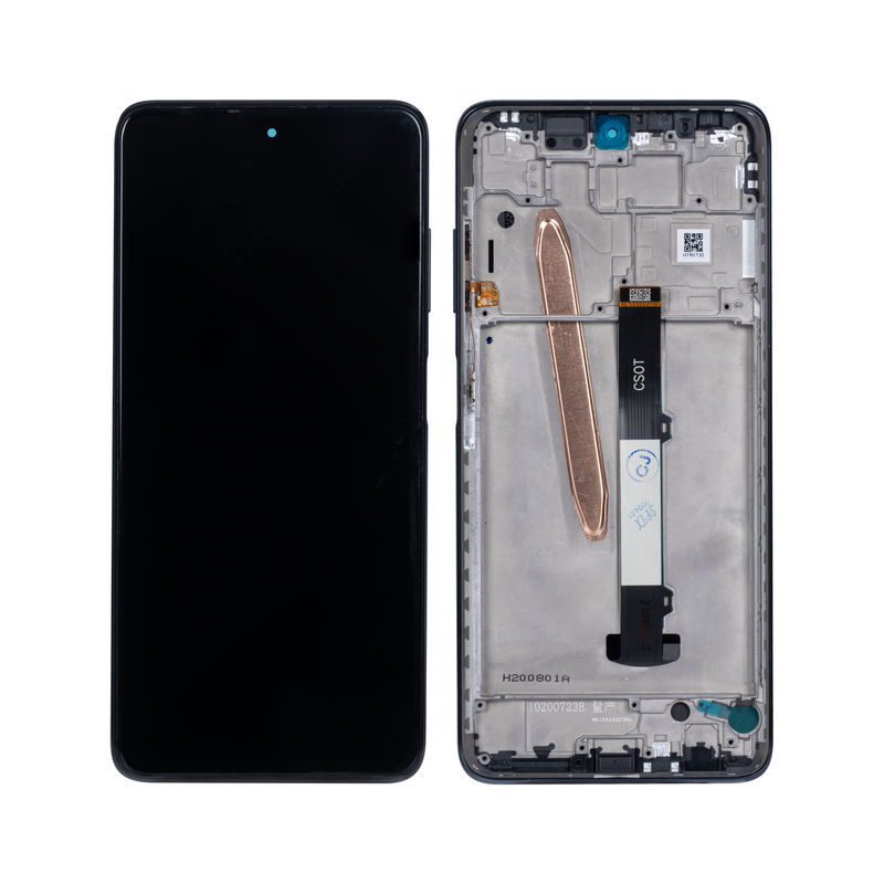 Xiaomi Poco X3 Pro (M2102J20SG, M2102J20SI) Display and Digitizer With Frame Phantom Black OEM