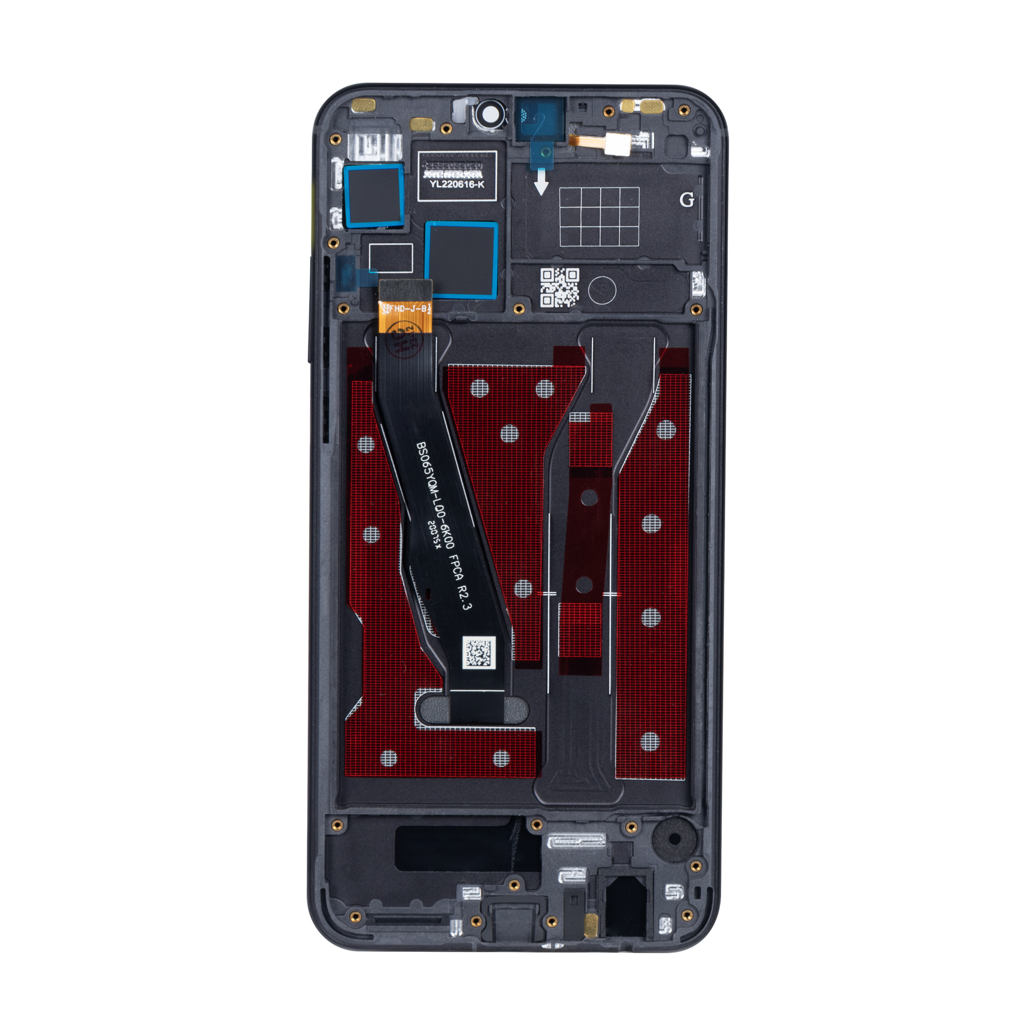 Honor 9X Lite Display And Digitizer With Frame Midnight Black OEM