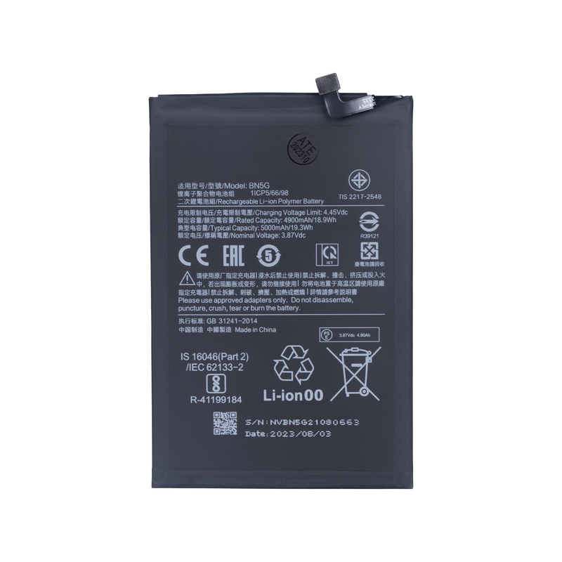 Xiaomi Redmi 10A 220233L2C, Redmi 10C 220333QBI BN5G Battery