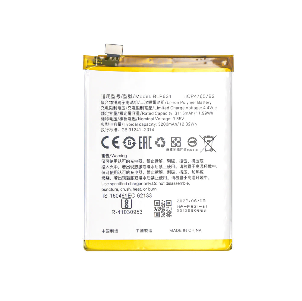 Oppo A77, F3, F5 Battery BLP631 OEM