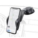 Rixus RXHM15 Adjustable Smartphone Holder With Suction Cup Black