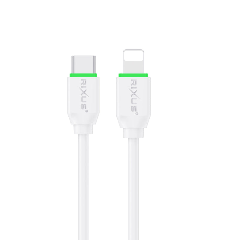 Rixus RX2022S Fast Cable Serie For Type-C to Lightning(Counter Display)